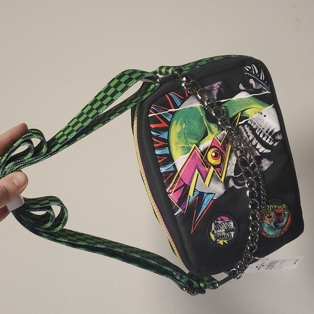 Universal Studios Halloween Horror Nights Skull Punk Crossbody Bag NWT